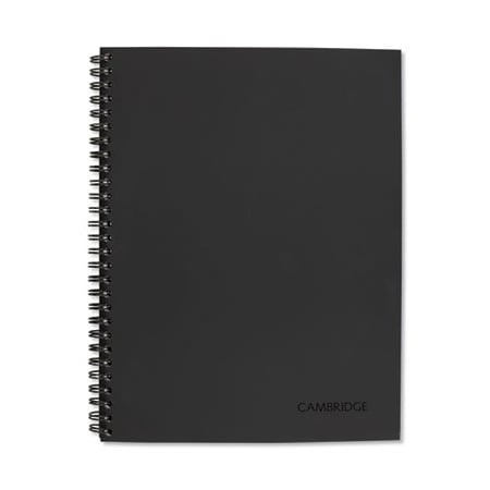 Mead Products Cambridge, WIREBOUND ACTION PLANNER BUSINESS NOTEBOOK, DARK GRAY, 9.5 X 7.5, 80 SHEETS 06122
